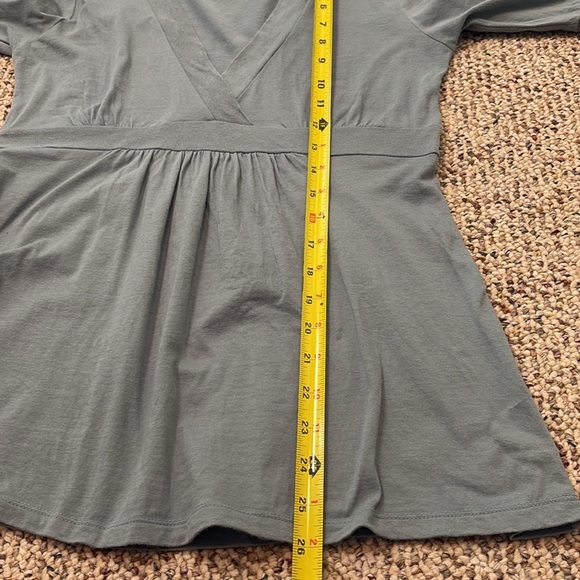 Duckhead Seafoam Blue Babydoll Top With Empire Waist - Picture 7 of 8